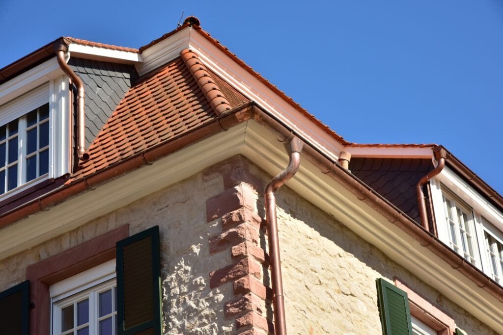 copper gutter