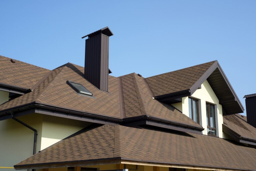teak color shingles