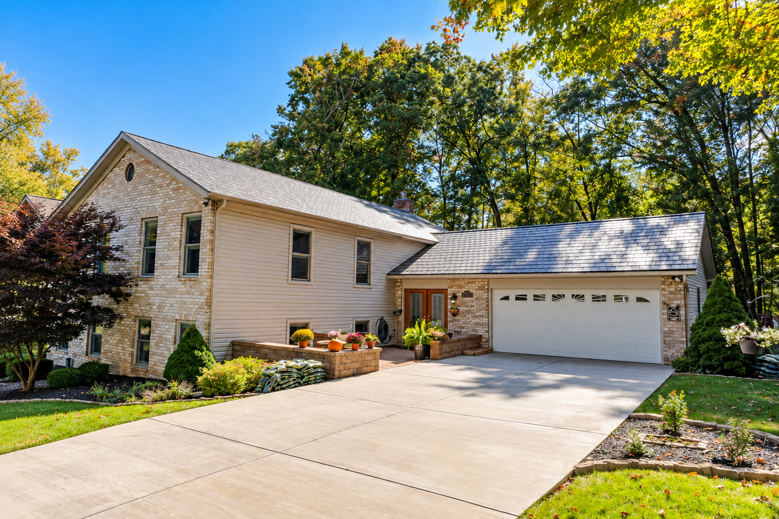 Inviting Autumn Suburban Home