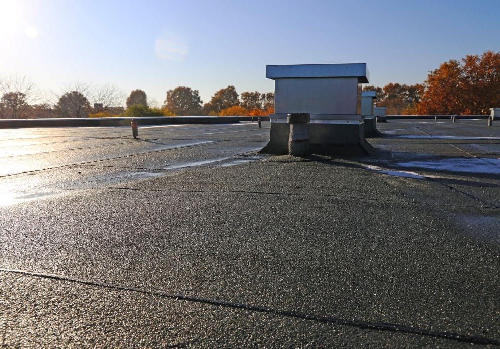 flat roof installation by Starway Roof Systems